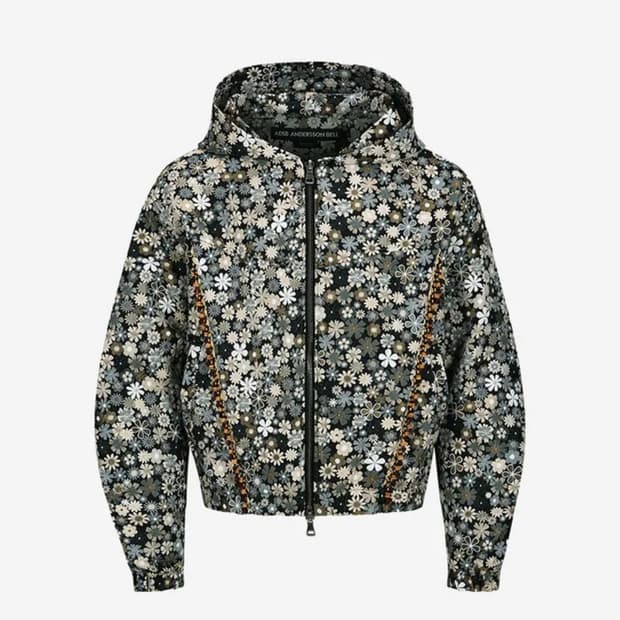 앤더슨벨 플라워 후드 집업 자켓 awa588m