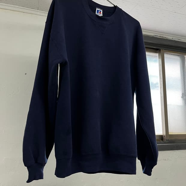 러셀 90s 미국생산 스웨트셔츠 50/50 네이비 XL