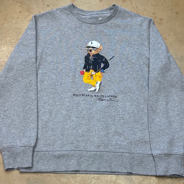 🫶🏻 폴로랄프로렌 폴로베어 골프 그레이 맨투맨 🫶🏻