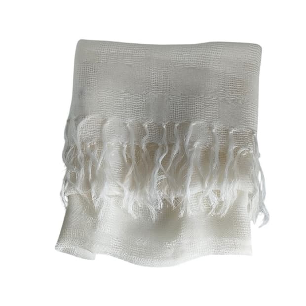 요지 야마모토 와이즈 레이디스 코튼 스톨 머플러