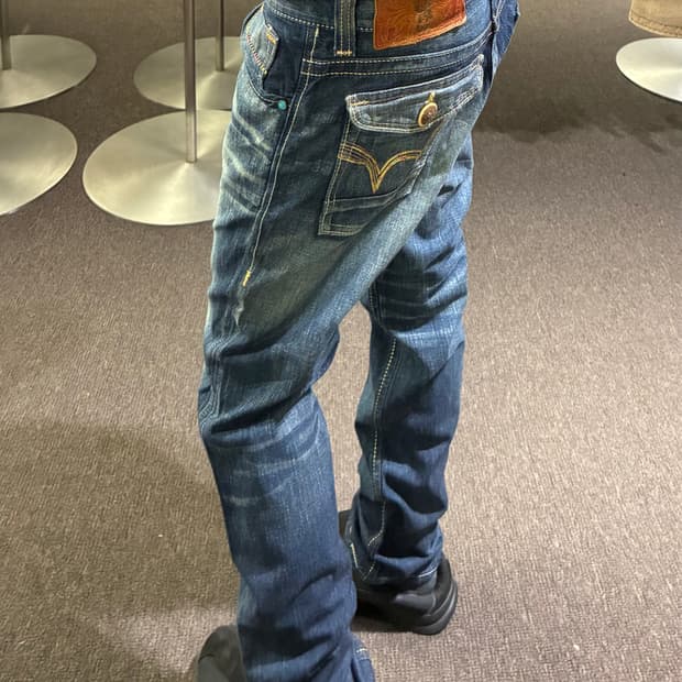 M)EDWIN vintage 블루트립 빈티지 데님팬츠