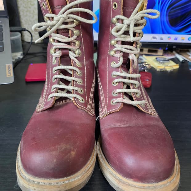 디젤 버건디 부츠 290(44)