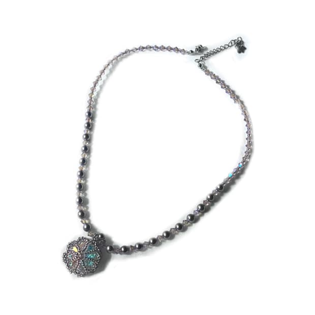 갸루 펑크 고스 로리타 비즈 목걸이 