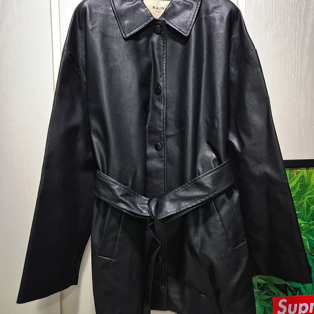 NAIN. 나인 블랙레더자켓