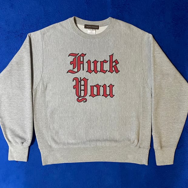 AFB x Champion 회색 맨투맨 티셔츠 M