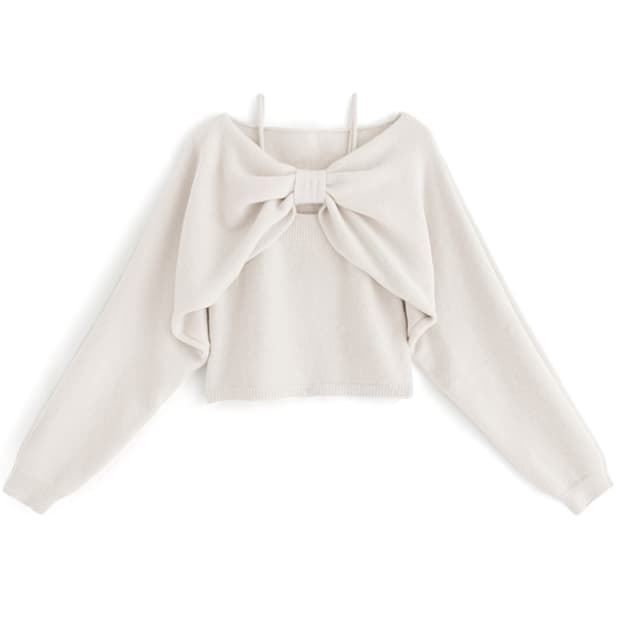 grl 니트블라우스