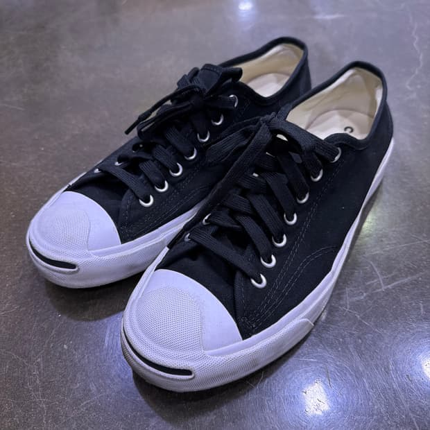 컨버스 올스타 잭퍼셀 로우 블랙 화이트 스니커즈 260