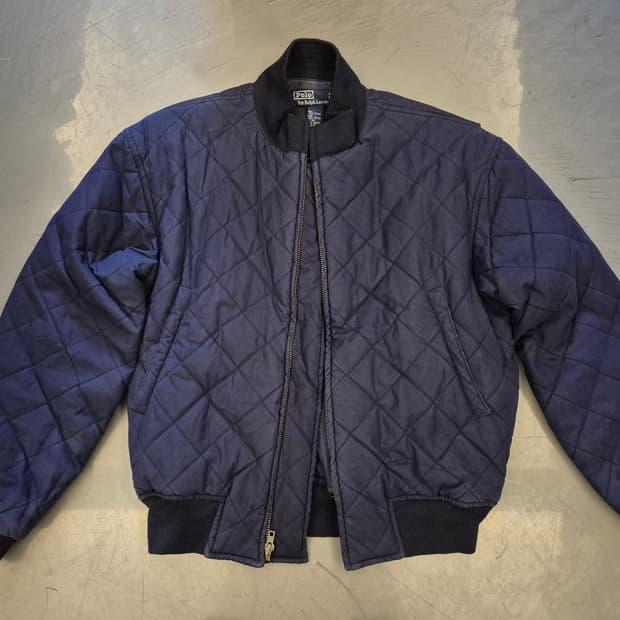 90s 폴로랄프로렌 퀼팅 봄버