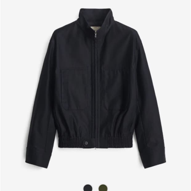 포터리 코튼 하이넥 블루종 [5]