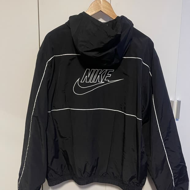 나이키 후드 바람막이 블랙 XL