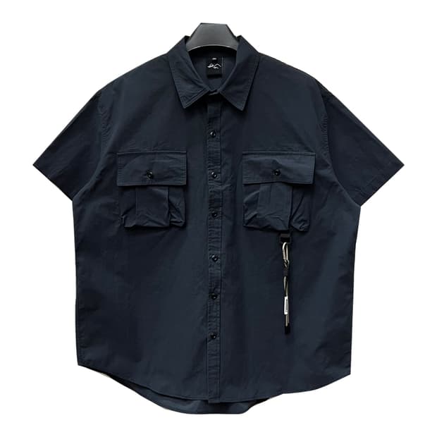 JPN 럭키 호른 재팬 나일론 반팔 셔츠 남방 2XL