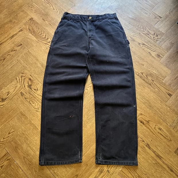 [31]칼하트 USA 미드나잇 네이비 빈티지 워싱 카펜터 워크 팬츠