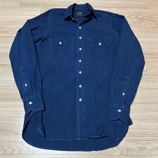 드레익스 투포켓 데님 인디고 셔츠 15(38)