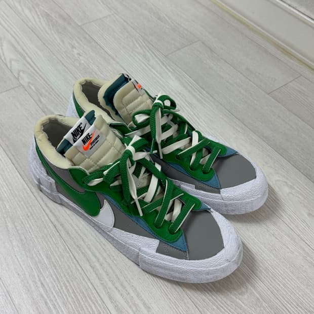나이키 사카이 블레이저 로우 - 클래식 그린 280mm