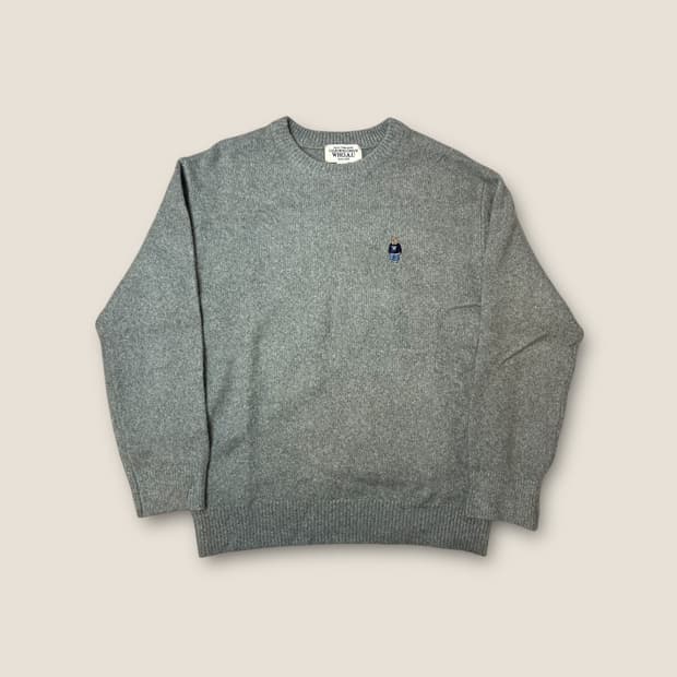 후아유 그레이 니트