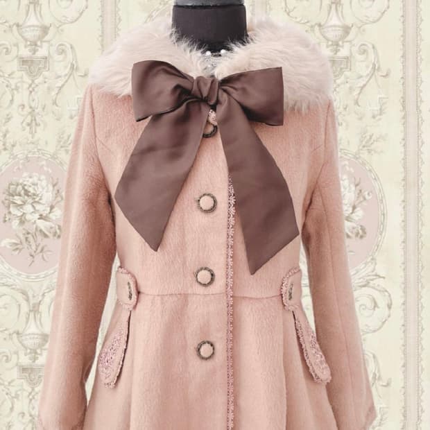 엑시즈팜 히메갸루 라떼갸루 코트 빈티지 모리걸 리즈리사 로걀 트랄라라