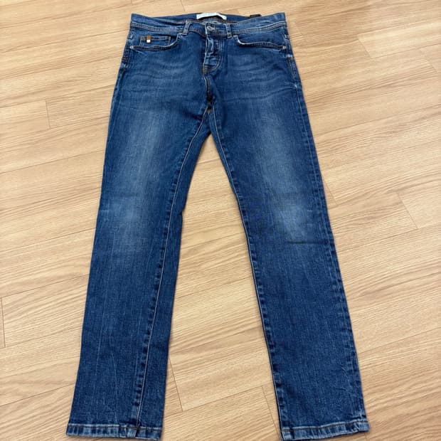 자라 데님 청바지 진청 32