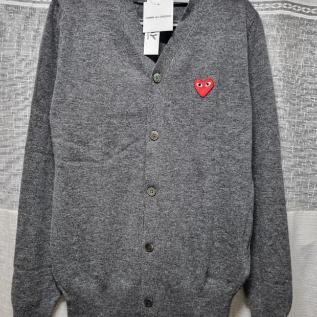 꼼데가르송 클래식 브이넥 가디건m