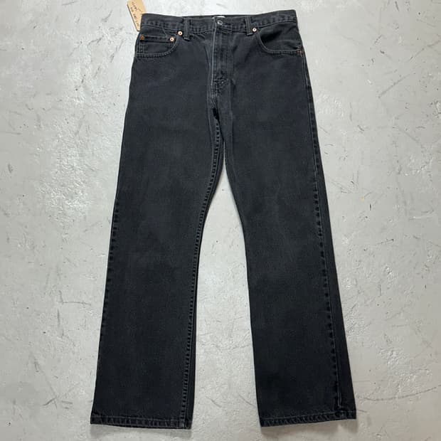 00's 리바이스 517 블랙 부츠컷 플레어진