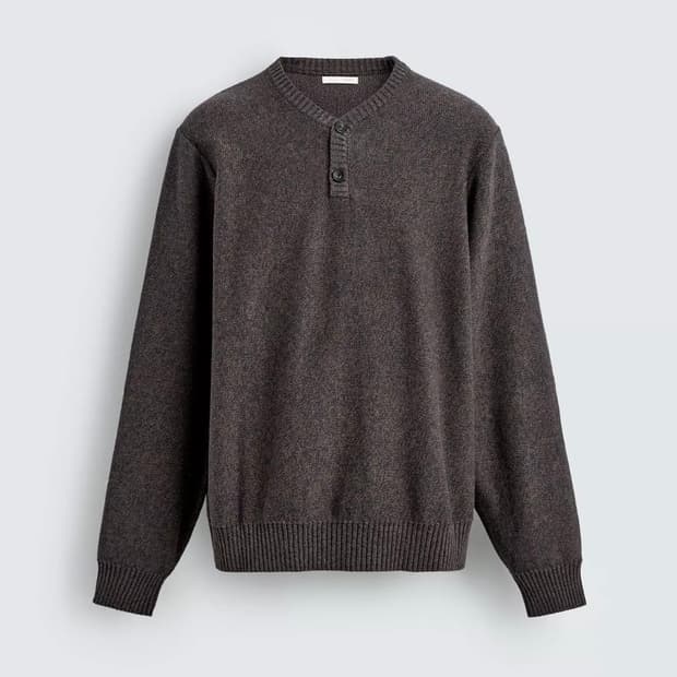 자라 헨리넥 니트