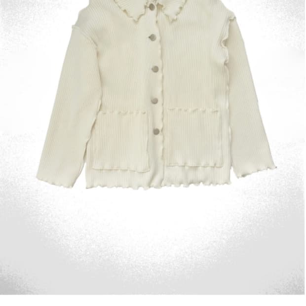 RA VIDE 라 비드 니트 자켓 가디건 아이보리