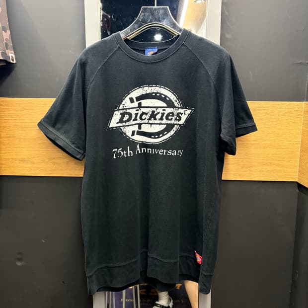 디키즈 USA 97s 75주년 한정 빈티지 로고 블랙
