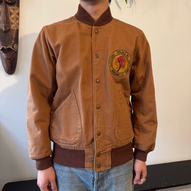 RRL 리버시블 덕 캔버스 카모 자켓