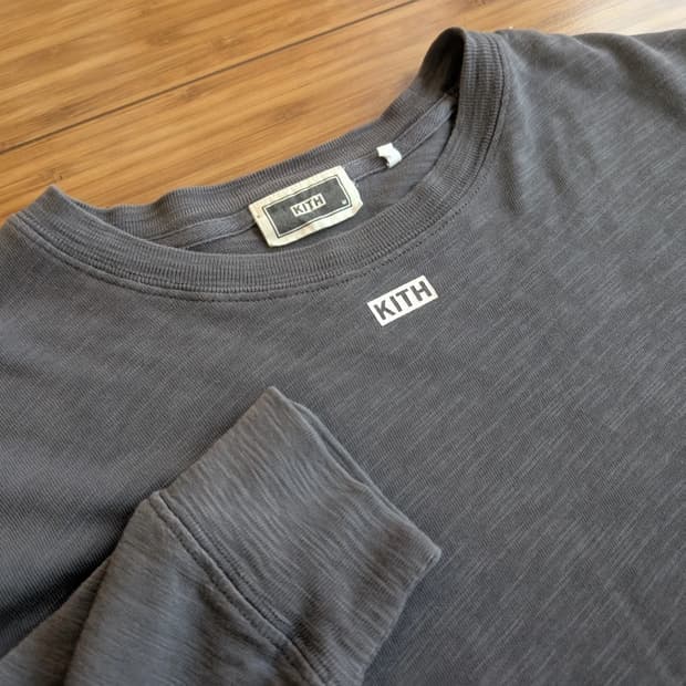 키스 클래식 로고 롱슬리브 티셔츠