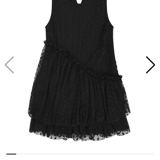 락피쉬웨더웨어 BUBBLE MINI DRESS - BLACK