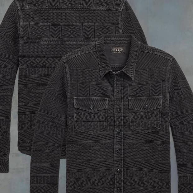 RRL 25FW 자카드 워크셔츠자켓 [새상품] M 판매
