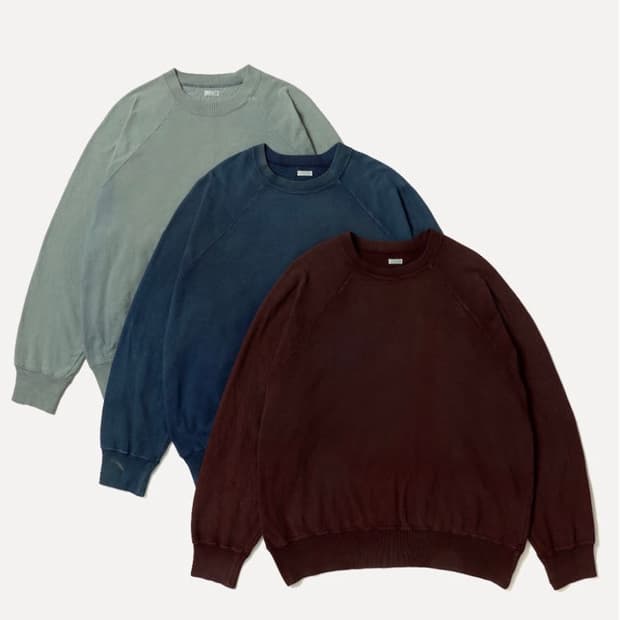 [2] 아프레쎄 빈티지 라이트웨이트 스웨트셔츠 버건디