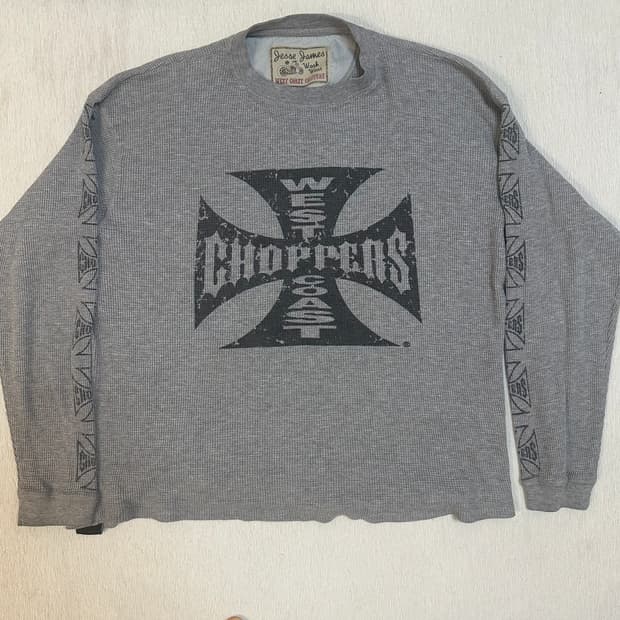 (L)90s og 웨스트 코스트 챠퍼스 써멀니트 그레이