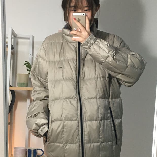 크로커다일 리버시블 오리털 경량패딩