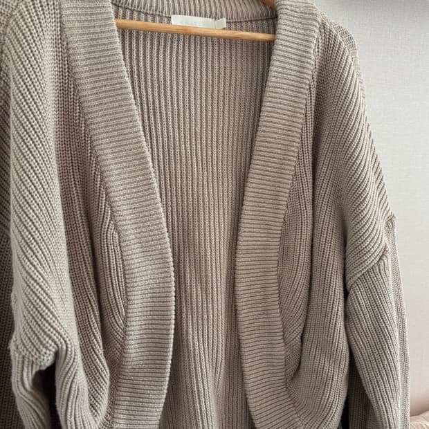 니틀리 볼레로 베이지 가디건