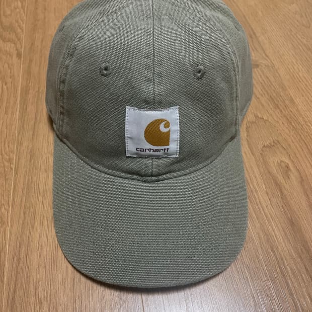 칼하트wip 캔버스 6패널캡 그린