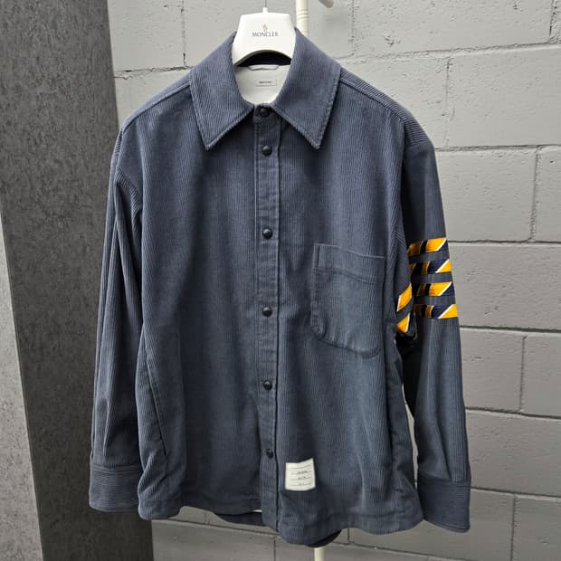 백화점판 / 톰브라운 4BAR 코듀로이 셔츠 자켓 오버핏0