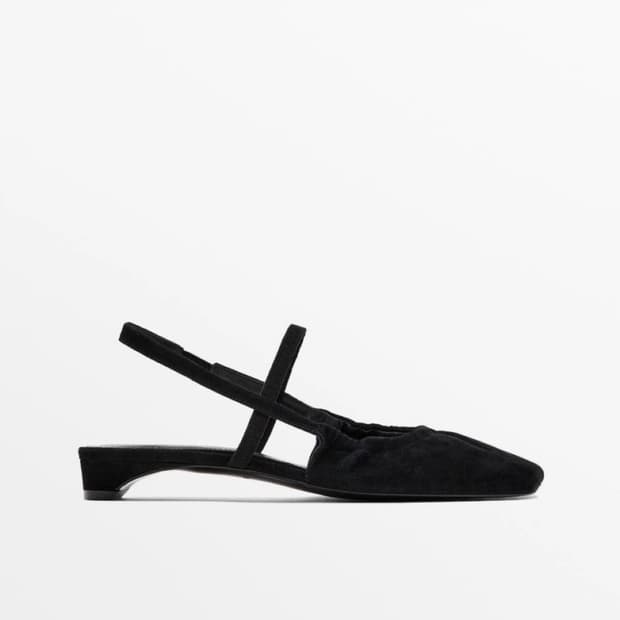 마시모두띠 슬링백 플랫슈즈 38사이즈