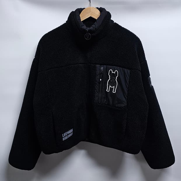 라이프워크 여성 플리스 자켓 블랙 S