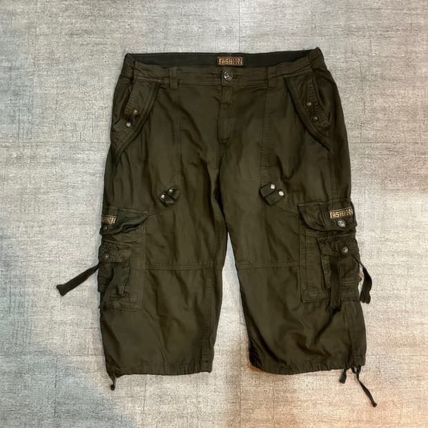 일본빈티지 Fashion 올드스쿨아메카지 보헤미안너드남 하프팬츠 반바지
