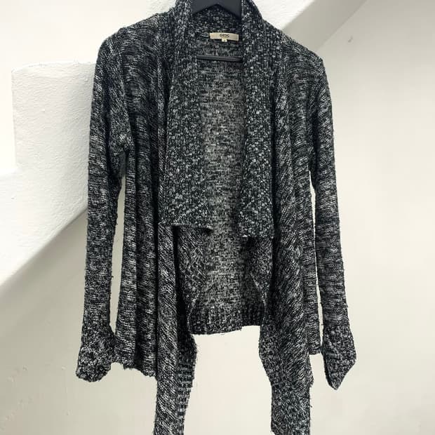 Ozoc drape knit cardigan 