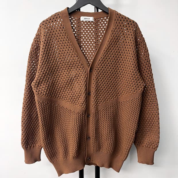 주카 19s/s 메쉬 니트 가디건