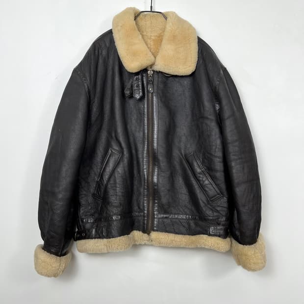 1980s Stussy 스투시 B-3 양가죽 무스탕