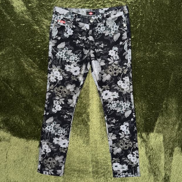 [M] LEE COOPER UK 리 쿠퍼 플로랄 프린트 코튼 팬츠