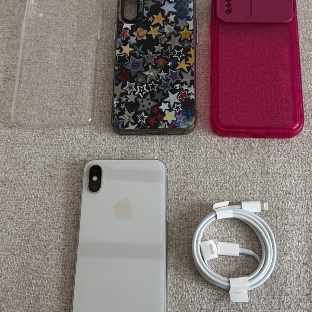 아이폰xs 실버 256gb