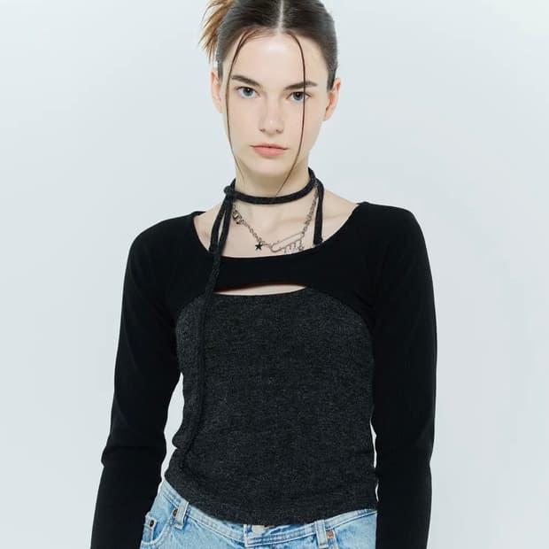 라티젠 긴팔 니트