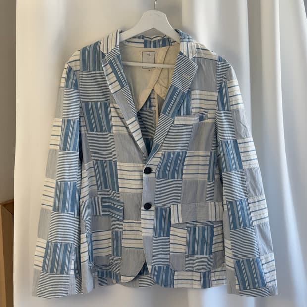 [SEVENDAYS SUNDAY]stripe patchwork blaze