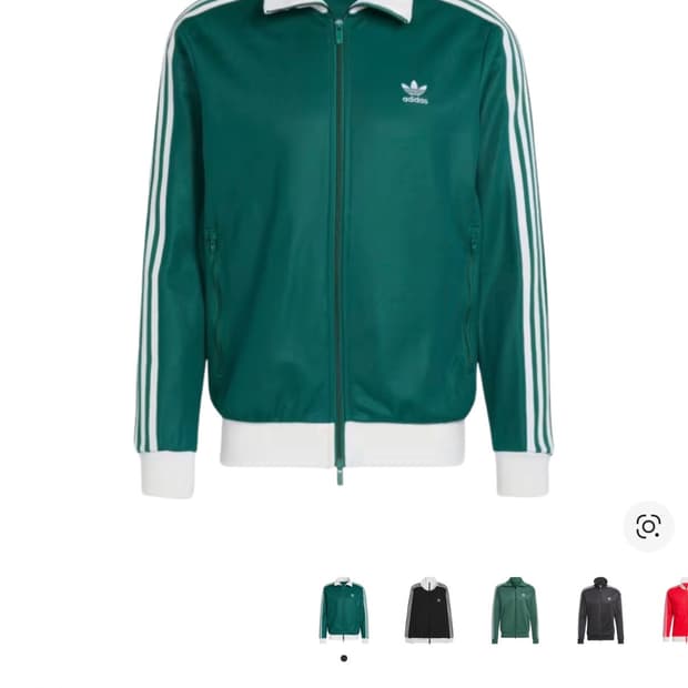 아디다스 아디컬러 클래식 베켄바우어 트랙 자켓 그린