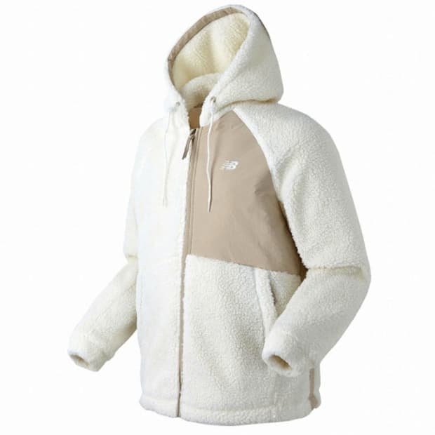 뉴발란스 윈터트랙 덤블 플리스 후드 집업 자켓