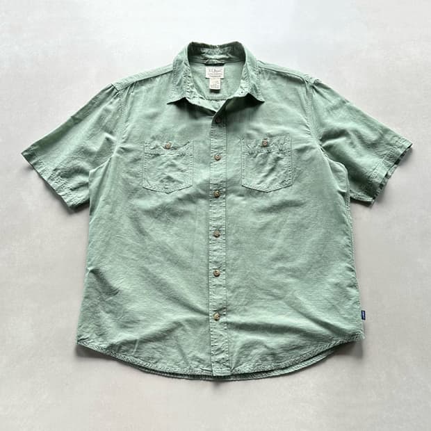 [M]L.L.bean 엘엘빈 린넨 혼방 워크 셔츠