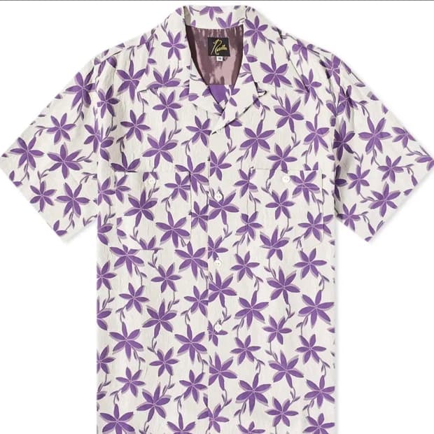 (XL) 23SS 니들스 플로럴 자카드 원업 베케이션 셔츠 MR238